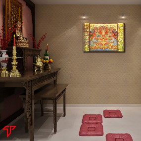 Tranh phật giáo treo phòng thờ